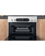 Hotpoint HDM67G9C2CW/UK Double Dual Fuel Cooker - White