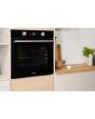 Indesit IFW 6340 BL UK Electric Single Built-In Oven - Black