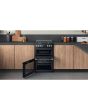 Hotpoint HDM67G9C2CSB/UK Dual Fuel Double Cooker - Black