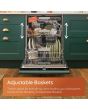 Hotpoint H3B L626 B UK Semi-Integrated 14 Place Settings Dishwasher - Black