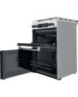Hotpoint CD67G0CCX/UK Freestanding Gas Double Cooker