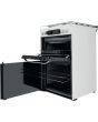 Hotpoint HDM67G9C2CW/UK Double Dual Fuel Cooker - White