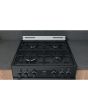Hotpoint CD67G0C2CA/UK Gas Freestanding 60cm Double Cooker - Dark Grey