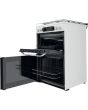 Hotpoint HDM67G0CCW/UK Double Cooker - White