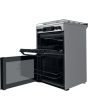 Hotpoint HDM67G0CCX/UK 60cm Double Gas Cooker - Inox