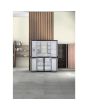 Hotpoint HQ9 U1BL UK Active 4 Door Fridge Freezer - Black Stainless