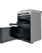 Indesit ID67G0MCX/UK Double Cooker - Inox