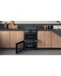 Hotpoint HDM67G0C2CB/UK Double Gas Cooker - Black