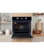 Indesit IFW 6340 BL UK Electric Single Built-In Oven - Black