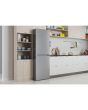 Indesit IBTNF 60182 S AQUA UK Freestanding Fridge Freezer
