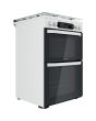 Hotpoint HDM67G0CCW/UK Double Cooker - White