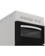 Indesit ITG5GMW Freestanding 50cm Gas Double Cooker - White