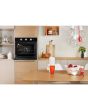 Indesit IFW 6330 BL UK Electric Single Built-In Oven - Black