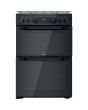 Hotpoint HDM67G0CCB/UK Double Cooker - Black
