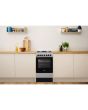 Indesit IS5G4PHSS/UK Dual Fuel Cooker - Stainless Steel