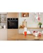 Indesit IFW 6330 BL UK Electric Single Built-In Oven - Black