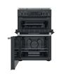 Hotpoint CD67G0C2CA/UK Gas Freestanding 60cm Double Cooker - Dark Grey