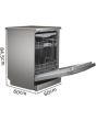 Bosch SMS2HVI66G, Free-standing dishwasher