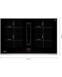 Neff T58TL6EN2, Induction hob with integrated ventilation system