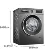 Bosch WGG244FRGB, Washing machine, front loader