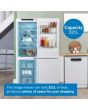 Bosch KGN362WDFG, Free-standing fridge-freezer with freezer at bottom