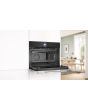 Bosch CSG7361B1, Built-in compact oven with steam function