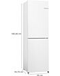Bosch KGN27NWEAG, Free-standing fridge-freezer with freezer at bottom