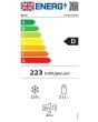 Bosch KGN497WDFG, Free-standing fridge-freezer with freezer at bottom