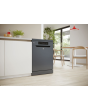 Hoover H-Dish 300 HF 4C7L0A-80 Freestanding 14 Place Setting Dishwasher - Graphite