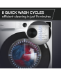Hoover Ultra HGD 48SB8C-80 8kg 1400rpm Freestanding Washing Machine - White - A Rated