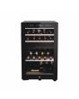 Haier HWS42GDAU1 42 Bottle Dual Zone Wine Cooler - Black