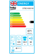 Beko DTBC10001W Freestanding 10kg Condenser Tumble Dryer - White