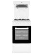 Beko KA52NEW Freestanding Gas Single Oven Cooker - White
