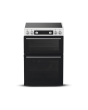 Montpellier MDAFCD60FW 60cm Double Ceramic Cooker - White