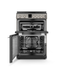 Montpellier MDOG60LS 60cm Double Gas Cooker in Silver