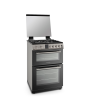 Montpellier MDOG60LS 60cm Double Gas Cooker in Silver