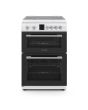 Montpellier MDOG60LW 60cm Double Gas Cooker in White