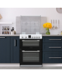 Montpellier MDOG60LW 60cm Double Gas Cooker in White