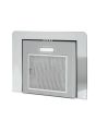 Montpellier MHG600X 60cm Curved Glass Stainless Steel Chimney Hood