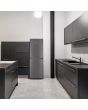 Montpellier MS175ES Static 50/50 Fridge Freezer In Silver
