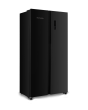 Montpellier MSBS442K American Style Side by Side Fridge Freezer - Black