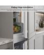 Teknix BITH70FF 70/30 Integrated Fridge Freezer Total No Frost - White