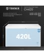 Teknix CH420 420L Chest Freezer - White