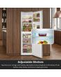 Teknix STF1725X 50/50 Fridge Freezer Static - Inox