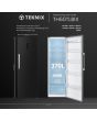 Teknix TH60TLBIX 60cm Tall Larder Fridge with Metal Tech Cooling - Stainless Steel