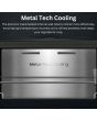 Teknix TH60TNFX 60cm Tall Frost Free Freezer with Metal Tech Cooling - Stainless Steel