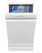 Midea MDWEF1034C(W)-WG-UK 10 Place Setting Freestanding Slimline 45cm Dishwasher - White
