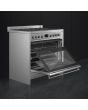 Smeg A1-9 90cm Opera Dual Fuel Range Cooker, Stainless Steel