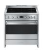 Smeg A1PYID-9 90cm Opera Electric Range Cooker, Stainless Steel