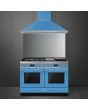 Smeg CPF120IGMPT 120cm Portofino Dual Fuel Range Cooker, Turquoise